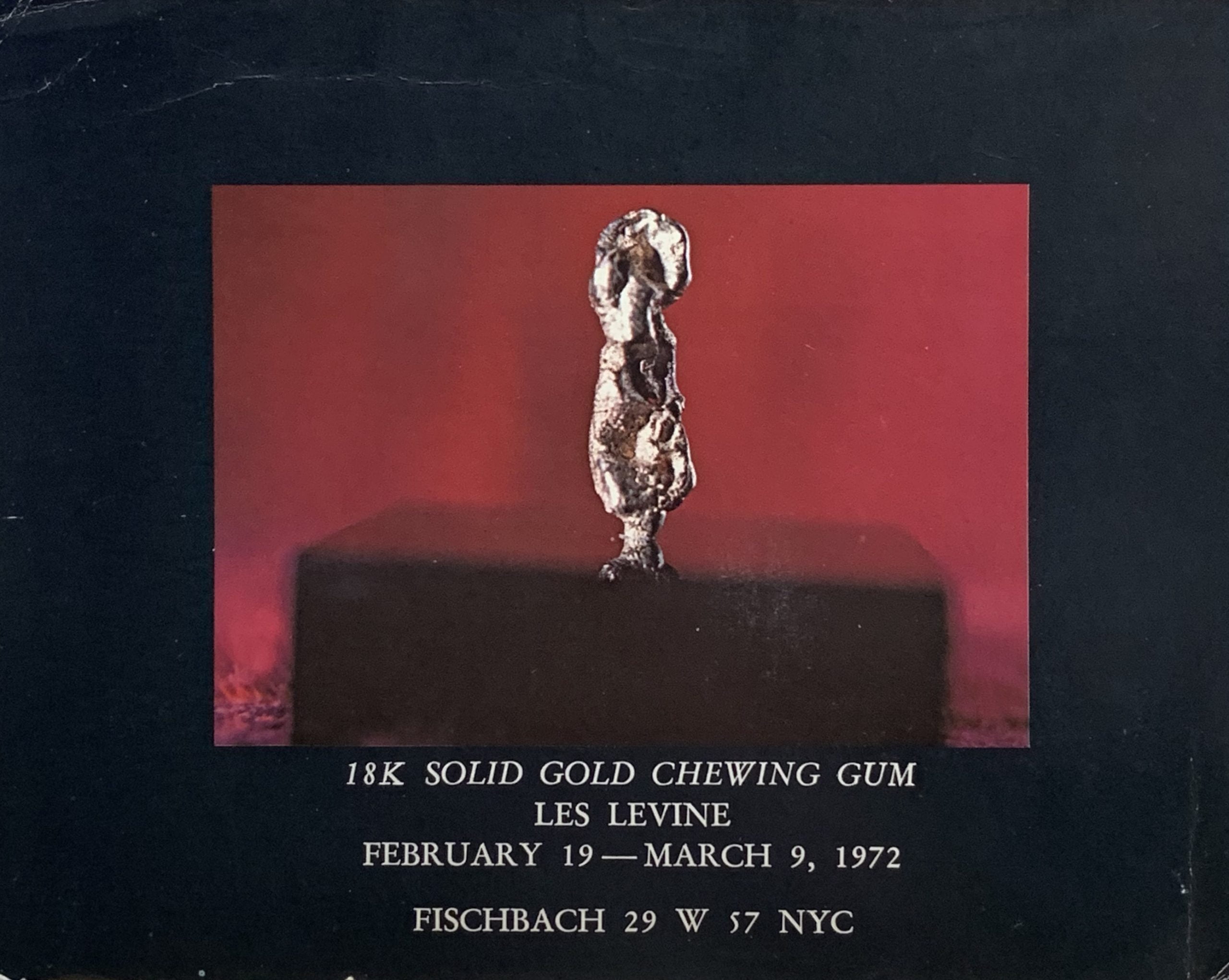 18-CARAT SOLID GOLD CHEWING GUM. 1972. - Unoriginal Sins