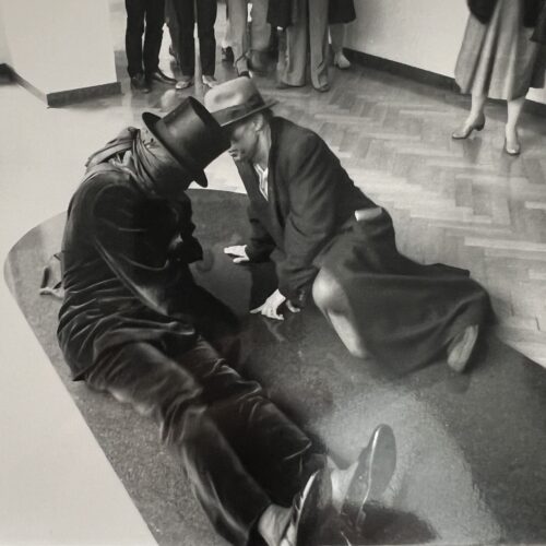 JAMES LEE BYARS & BEUYS AT DOKUMENTA. 1983.