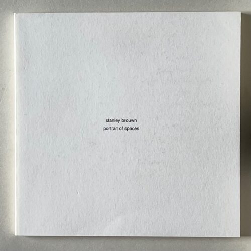 PORTRAIT OF SPACES. 2001. WITH PRINTING ERROR ON EVERY PAGE.