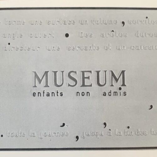 MARCEL BROODTHAERS DRAWINGS & GRAPHICS. 1982.