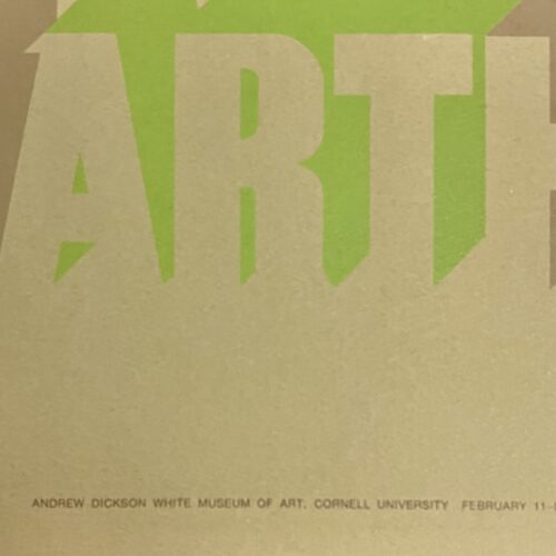 EARTH. 1969. FIRST EVER LAND ART CATALOGUE.