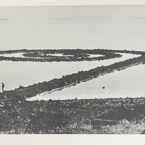 SMITHSON'S SPIRAL JETTY. 1970.