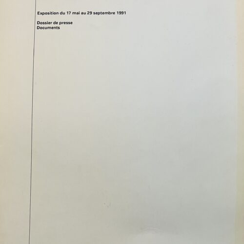 BUREN. 1981. PRESS PACK.