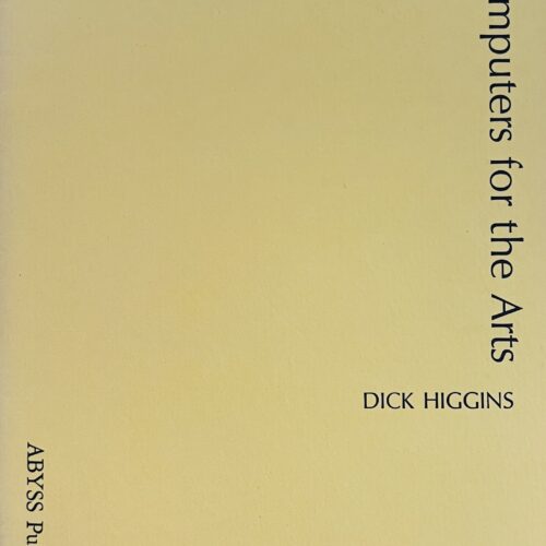 COMPUTERS FOR THE ARTS. 1970.