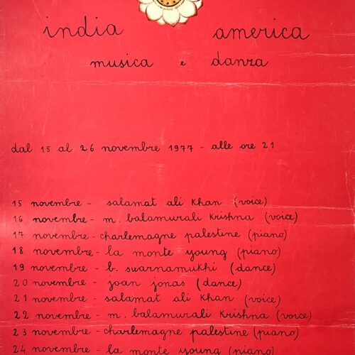 INDIA AMERICA, MUSICA E DANZA. 1977.