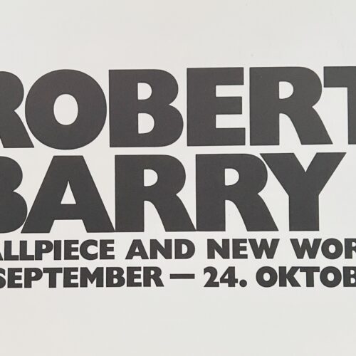 WALLPIECE AND NEW WORKS. 1992,