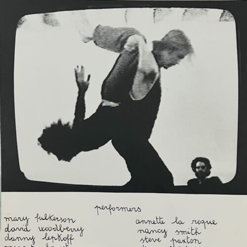 STEVE PAXTON CONTACT IMPROVISATIONS. 1973.
