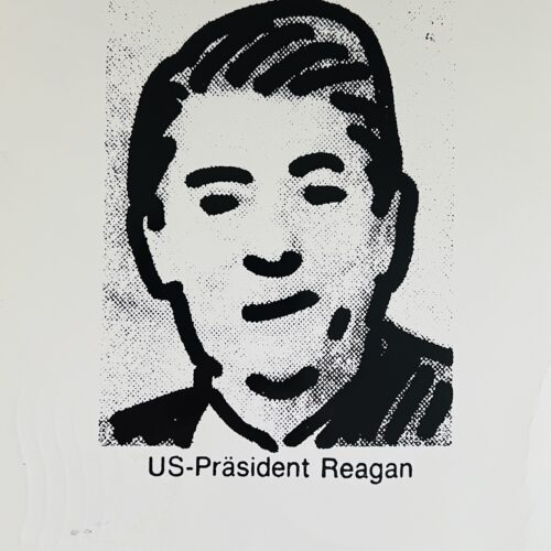 FOOTOGRAFIERTE UBERZEICHUNGEN. 1985.