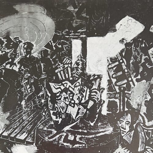 CAFE DEUTSCHLAND LINOGRAVURES. 1983.