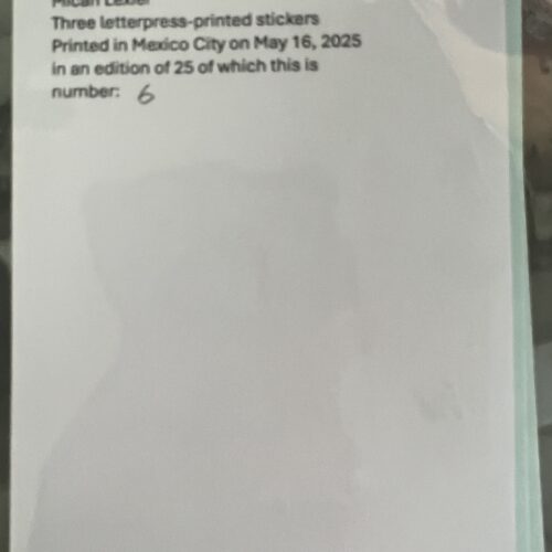 1, 2, 3. 2025. ONE OF ONLY 25 SIGNED & NUMBERED.