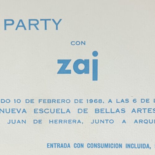 PF-PARTY CON ZAJ. 1968.