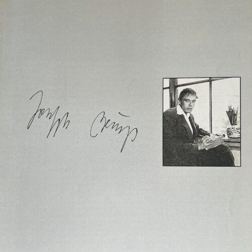 JOSEPH BEUYS. 1988.