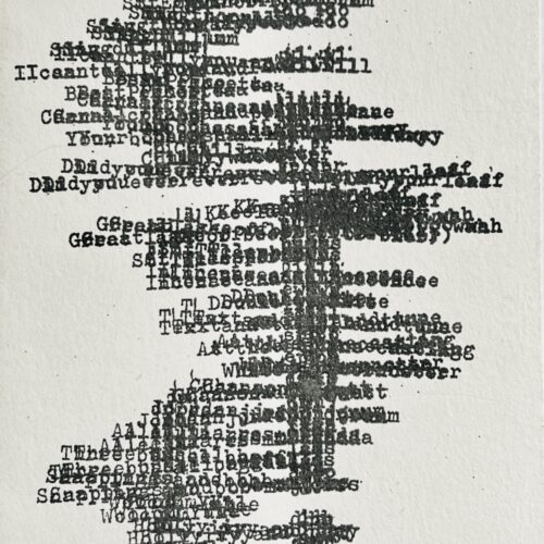 UNTITLED (XMAS CARD). 1970. SIGNED BY BOB COBBING.