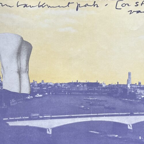 GIANT POSTCARD: DAWN (FROM LONDON KNEES). 1968. ONE OF 120 EXAMPLES.