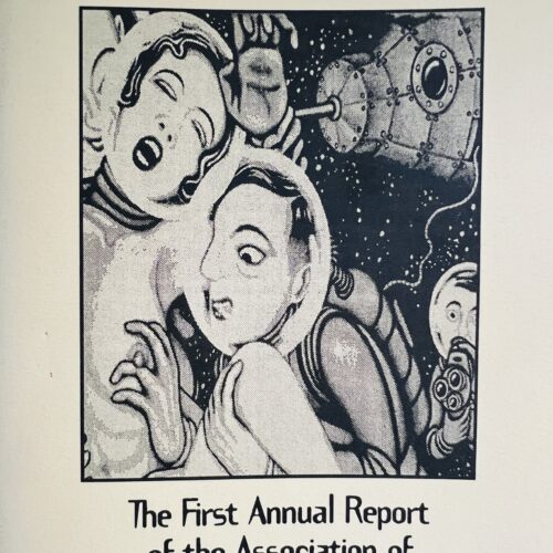 A SMALL GROUP OF BOOKLETS AND EPHEMERA OF THE ASSOCIATION OF AUTONOMOUS ASTRONAUTS. 1996 - 2000.