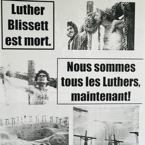 LUTHER BLISSETT EST MORT. NOUS SOMMES TOUS LES LUTHERS MAINTENANT! VIVE LUTHER! 2000.