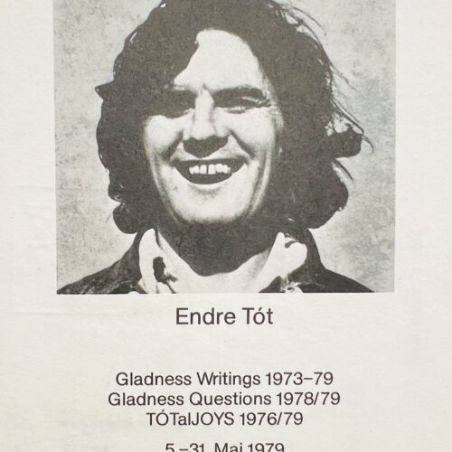 GLADNESS WRITINGS 1973-79 / GLADNESS QUESTIONS 1978/79 / TOTALJOYS 1976/79. 1979.
