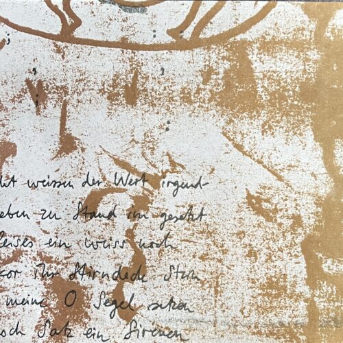 UNTITLED. 2010. DIETER ROTH POSTER TURNED INTO ENVELOPE.